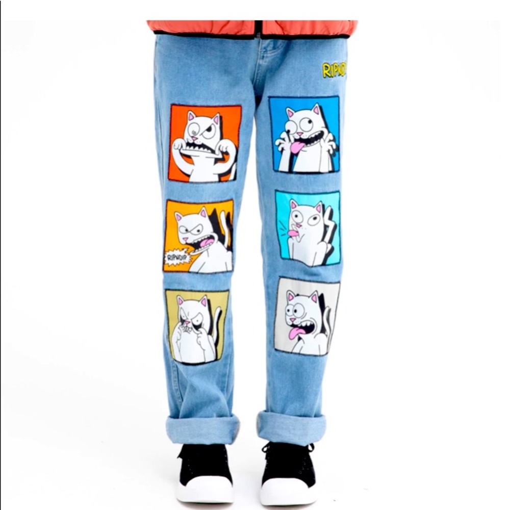 RIPNDIP frustration denim pants size 28